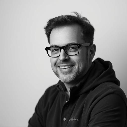 Ritratto professionale di Marco Bianchi, co-fondatore e specialista in post-produzione.