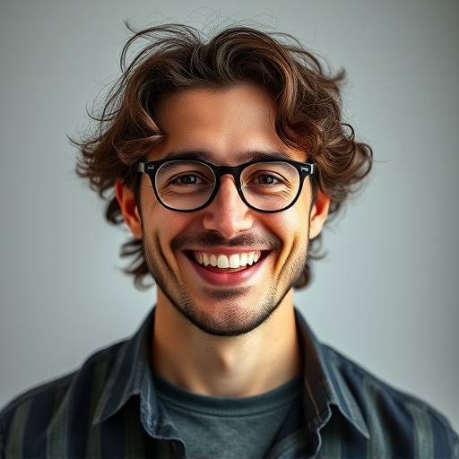 Ritratto sorridente di Giulia Martelli, assistente di studio e retoucher.